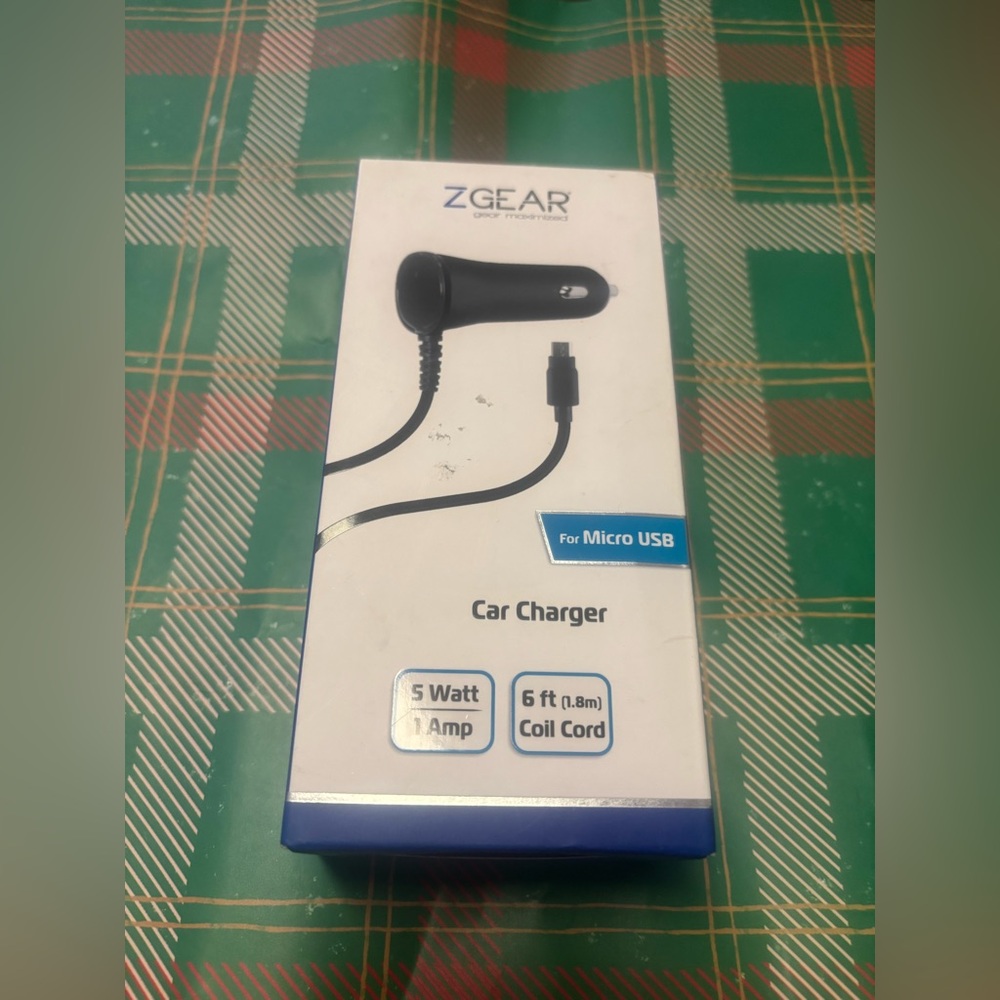 Black Car Charger for Micro USB